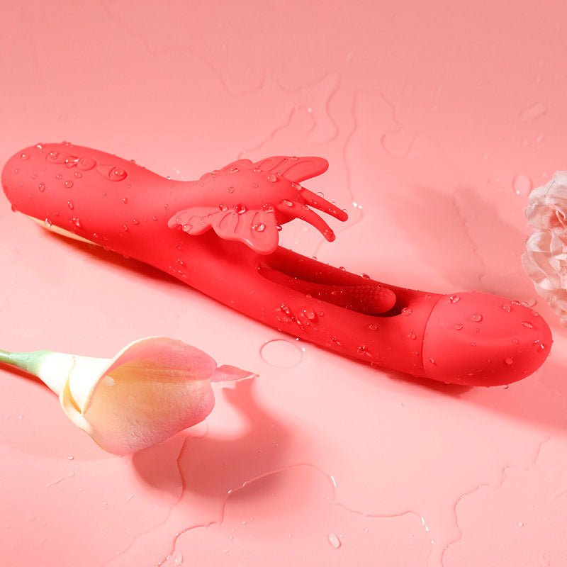 Vibrador para golpear los dedos con forma de mariposa de Loviss