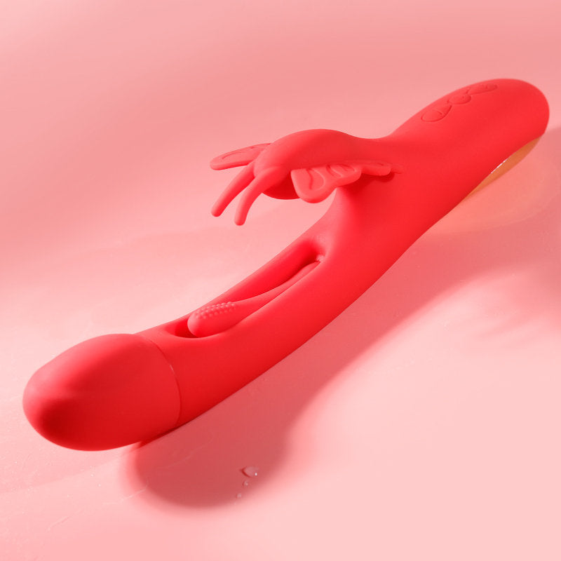 Vibrador para golpear los dedos con forma de mariposa de Loviss