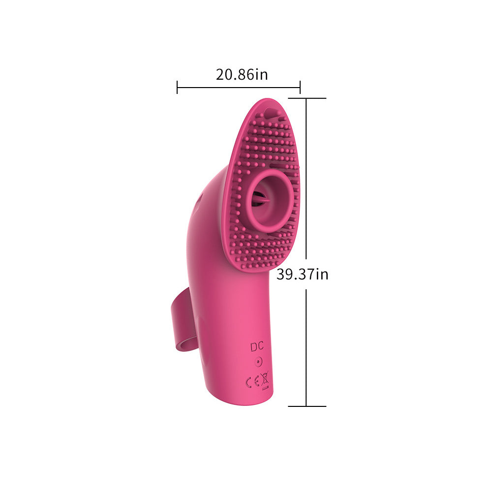 Burlas Succión Dedo Vibe Masajeador Juguete Sexual Placer Adulto