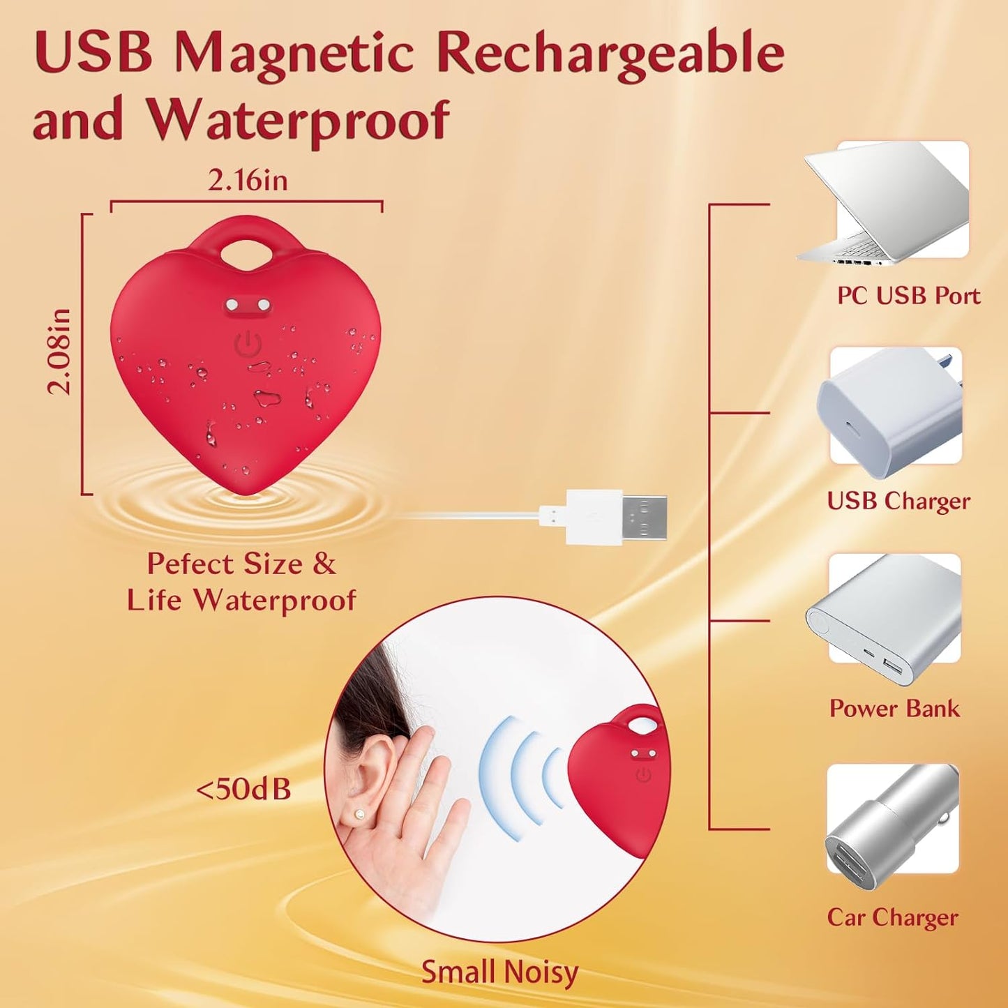 Loviss Mini Vibradores de Clítoris en Forma de Corazón con Aplicación y Control Remoto Juguetes Sexuales 2 en 1 con Collar Juguete Sexual Rosa con 9 Modos de Vibración Juguetes para Adultos Silenciosos y Sin Luz para Mujeres Joyería