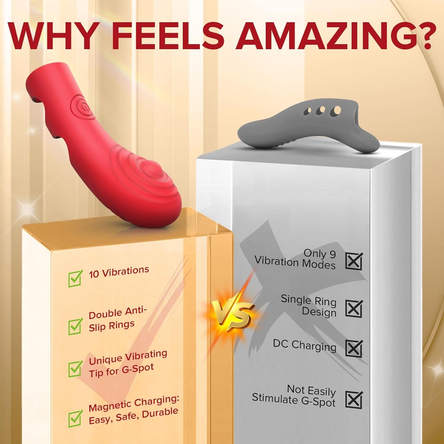 Loviss Finger Vibe G-Punkt Flapper Vibrator