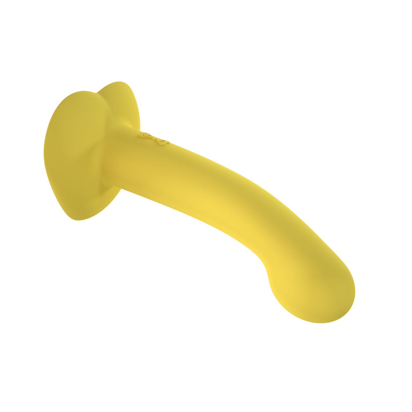 Loviss Gebogener Dildo mit Saugnapf aus Flüssigsilikon, wiederaufladbar, 17,8 cm