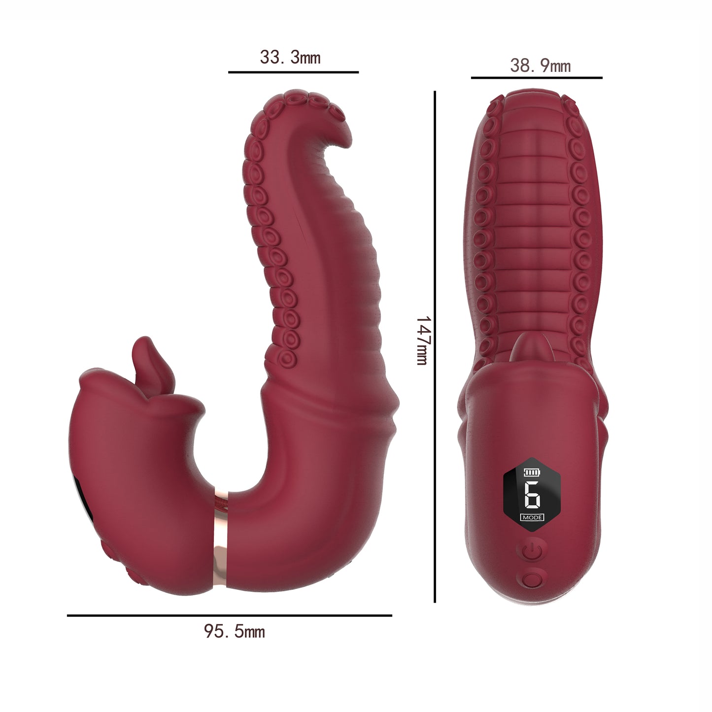 Loviss Octopus Tongue Swinging Vibrator