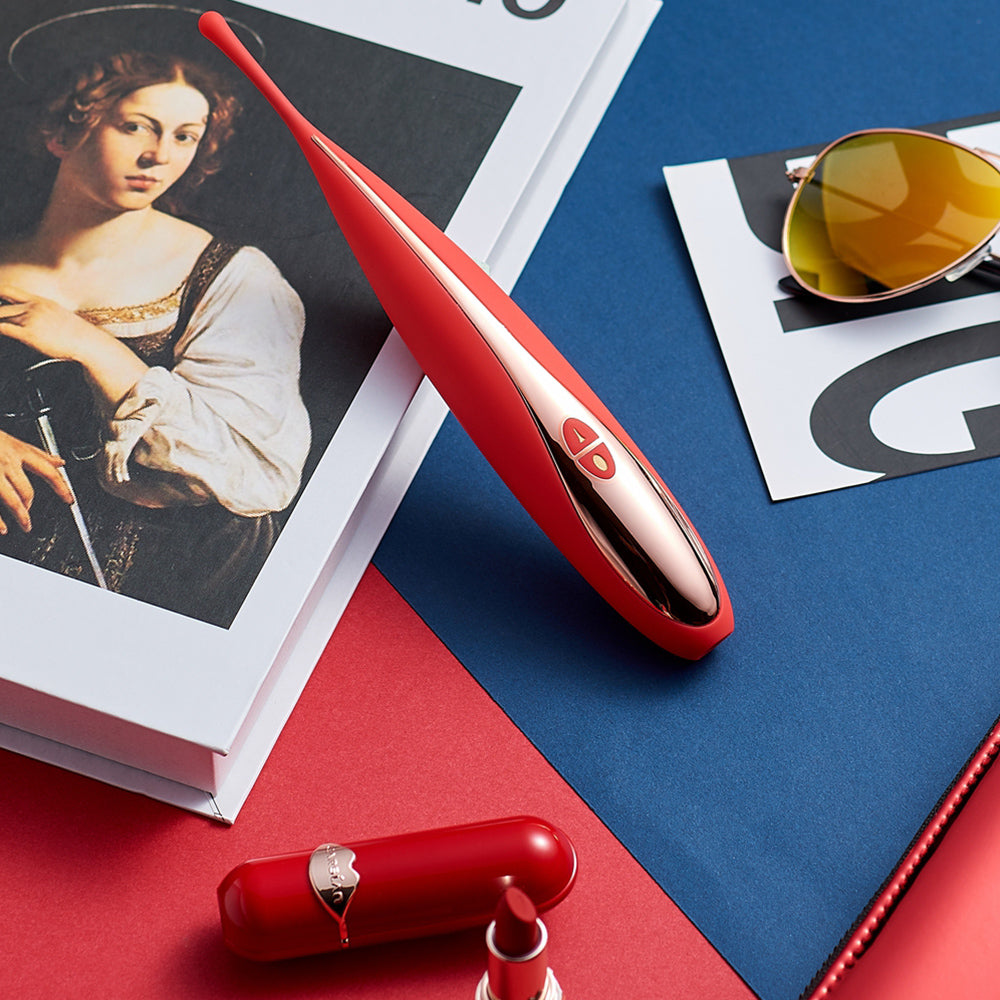 G-Punkt-Stimulator-Vibrator mit Saugnapf und 3 austauschbaren Massageköpfen, Sexspielzeug