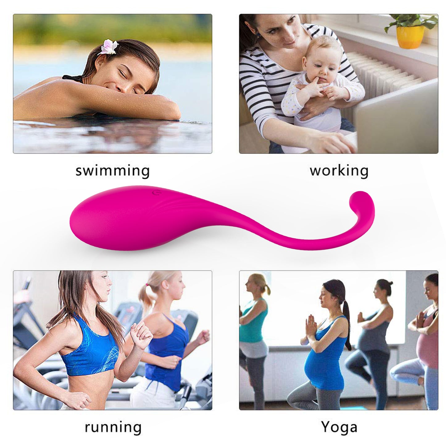 Bragas portátiles, bragas vibratorias, vibrador vaginal Kegel, vibrador de 10 velocidades con Control remoto, juguetes de bala para punto G para mujeres