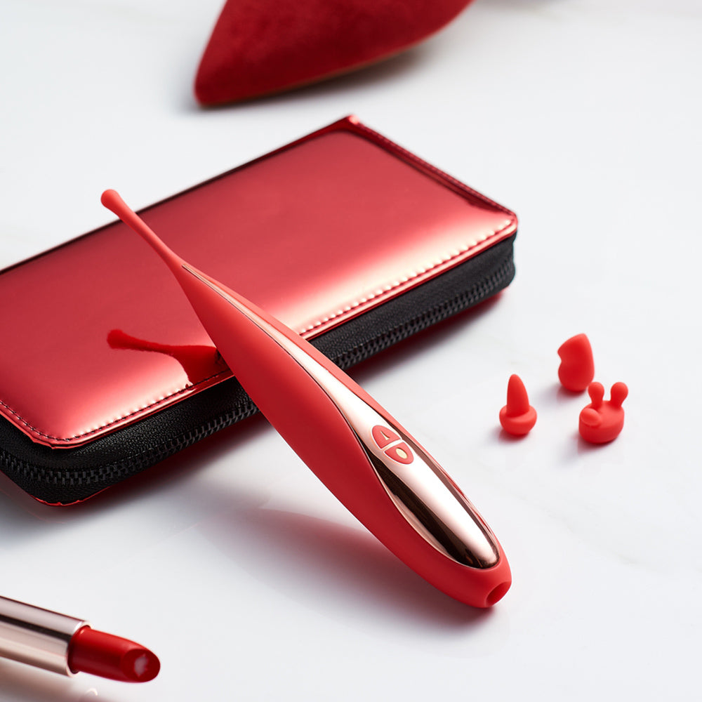 G-Punkt-Stimulator-Vibrator mit Saugnapf und 3 austauschbaren Massageköpfen, Sexspielzeug