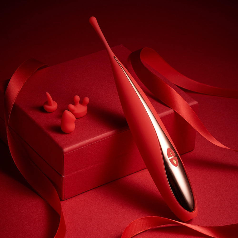 G-Punkt-Stimulator-Vibrator mit Saugnapf und 3 austauschbaren Massageköpfen, Sexspielzeug