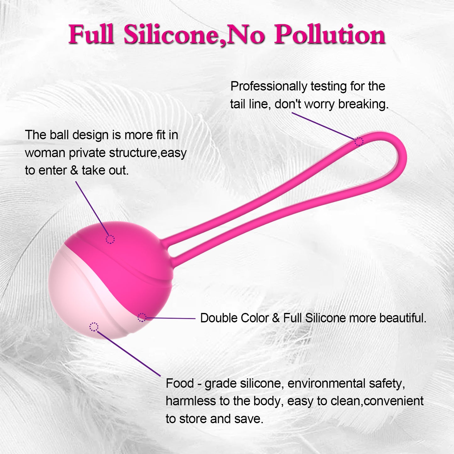 Juego de huevos vibratorios para ejercicios de Kegel de silicona de alta calidad Control inalámbrico Punto G Recuperación de vagina Juguetes sexuales Pesas para ejercicios Kit ponderado de bolas de Kegel