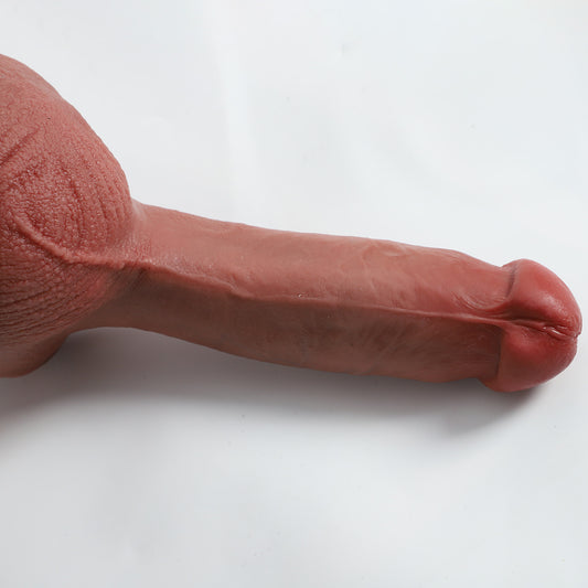 Dilido realista con ventosa Longitud insertable 5,51 pulgadas