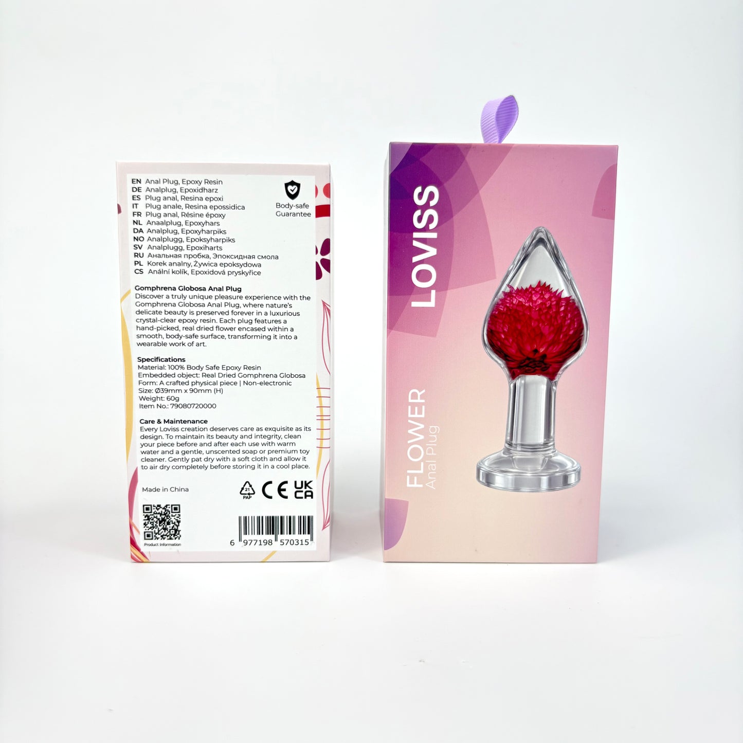 Loviss Gomphrena Globosa Anal Plug