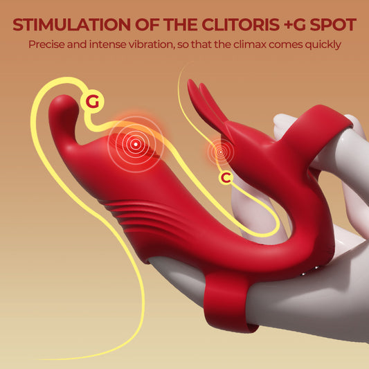 Vibrador de dedo para orgasmo Bump de Loviss, estimulador del clítoris y del punto G