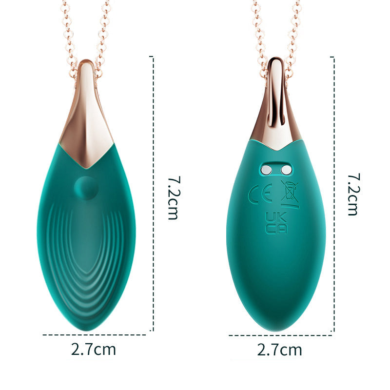 Bullet-Vibrator mit halskettenförmigem Schmuck zur Stimulation der Klitoris und Brustwarzen. Mini-G-Punkt-Vibratoren mit 10 Vibrationsmodi. Wiederaufladbares Silikon-Massagegerät. Wasserdichtes Sexspielzeug für Erwachsene für Frauen oder Paare