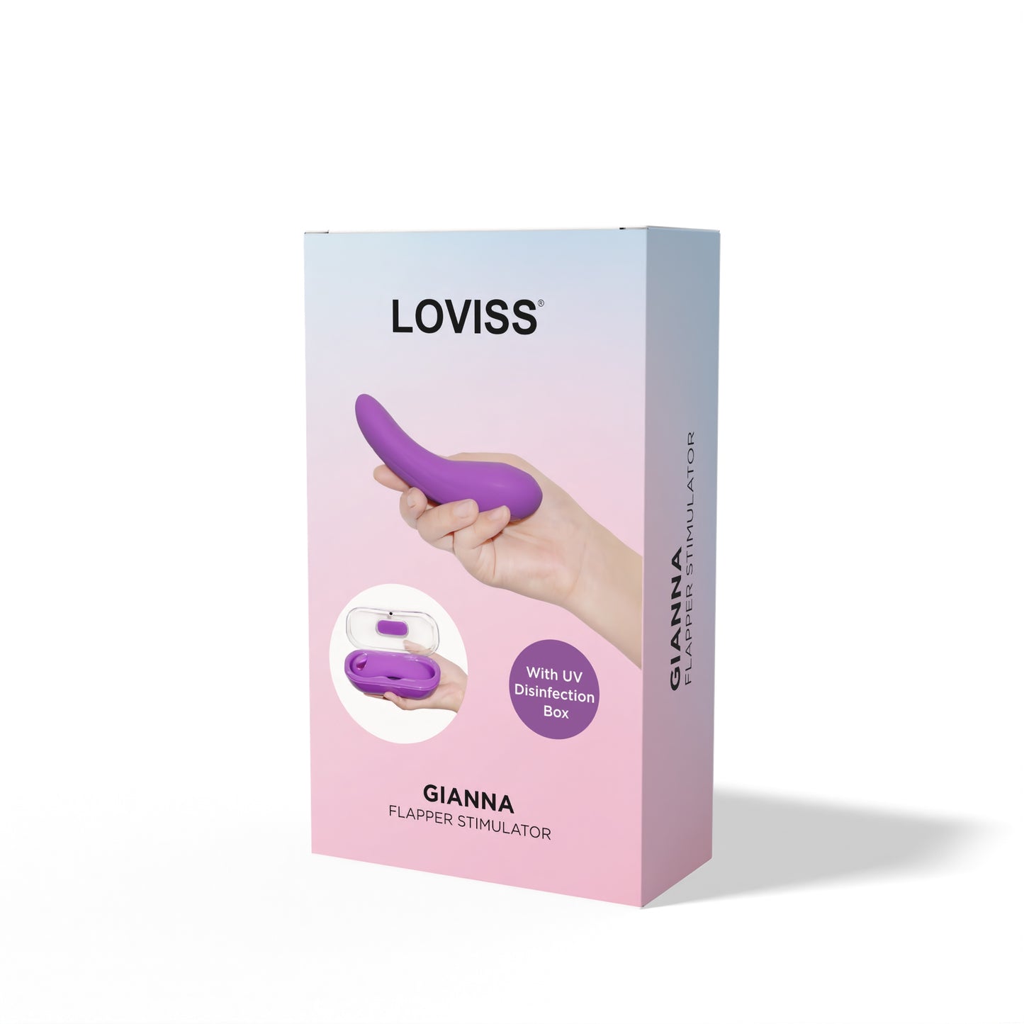 Estimulador Gianna Flapper con caja de desinfección UV