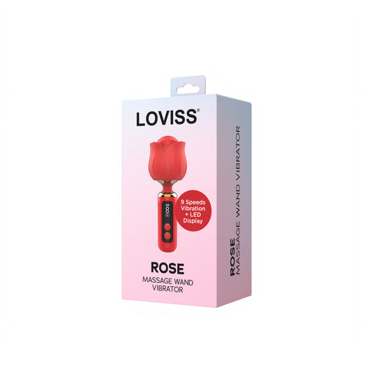 Loviss Rose Massage Wand Vibrator