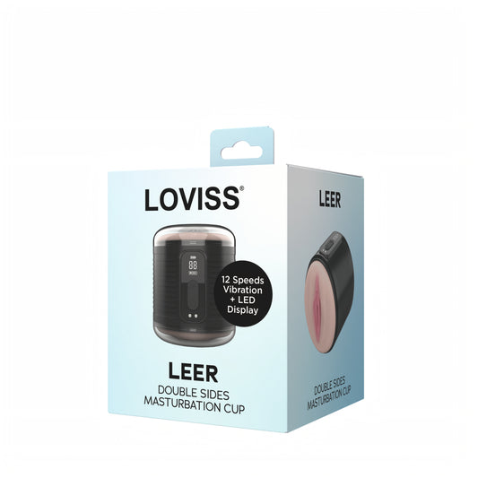 Loviss Leer Double Sides Masturbation Cup