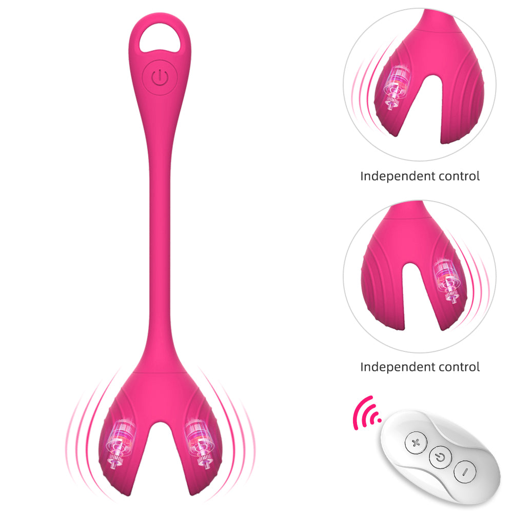 Huevo dual Kegal Ball Masajeador Vibrador Juguete adulto Estimulador Control remoto Huevo