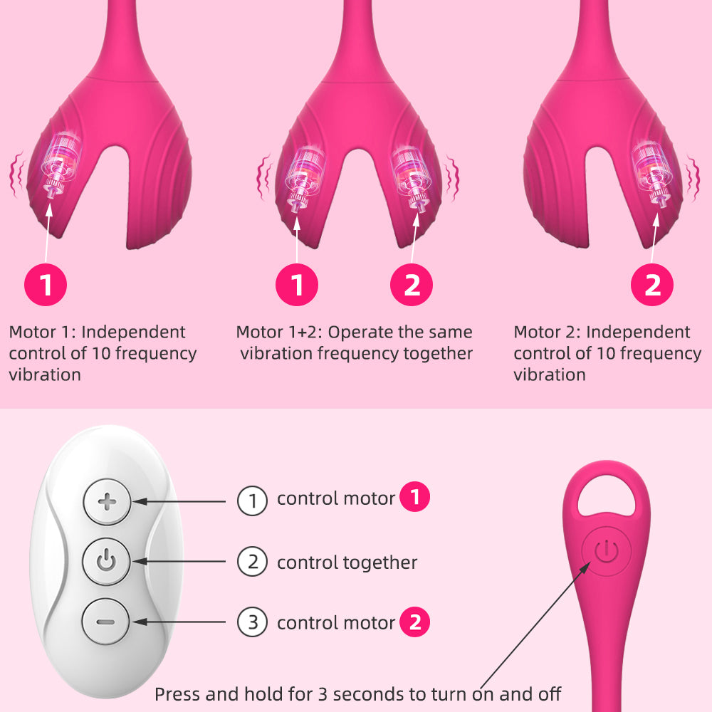 Huevo dual Kegal Ball Masajeador Vibrador Juguete adulto Estimulador Control remoto Huevo