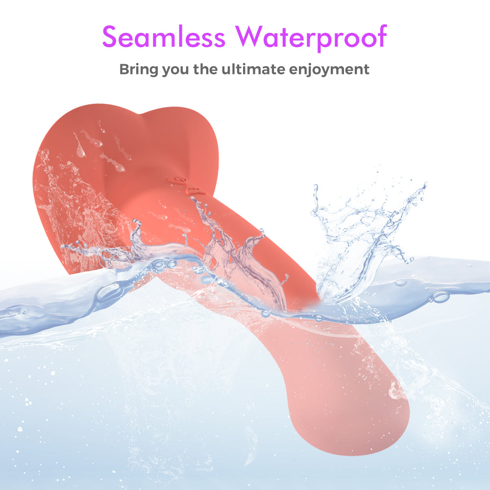 Consolador vibrador recargable con ventosa de silicona líquida Loviss G-spot de 7 pulgadas