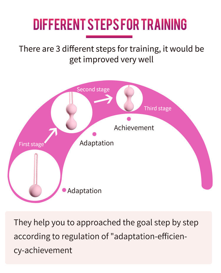 Pelota antiestrés de silicona a prueba de agua para ejercicio vaginal, Juguetes sexuales, Vagina femenina de silicona, ejercicio Kegel Ben Wa, bolas Kegel para mujer