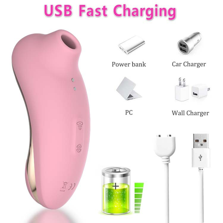 Flapping Clitoral Succión Masajeador Vibrador Adulto Juguete Sexual