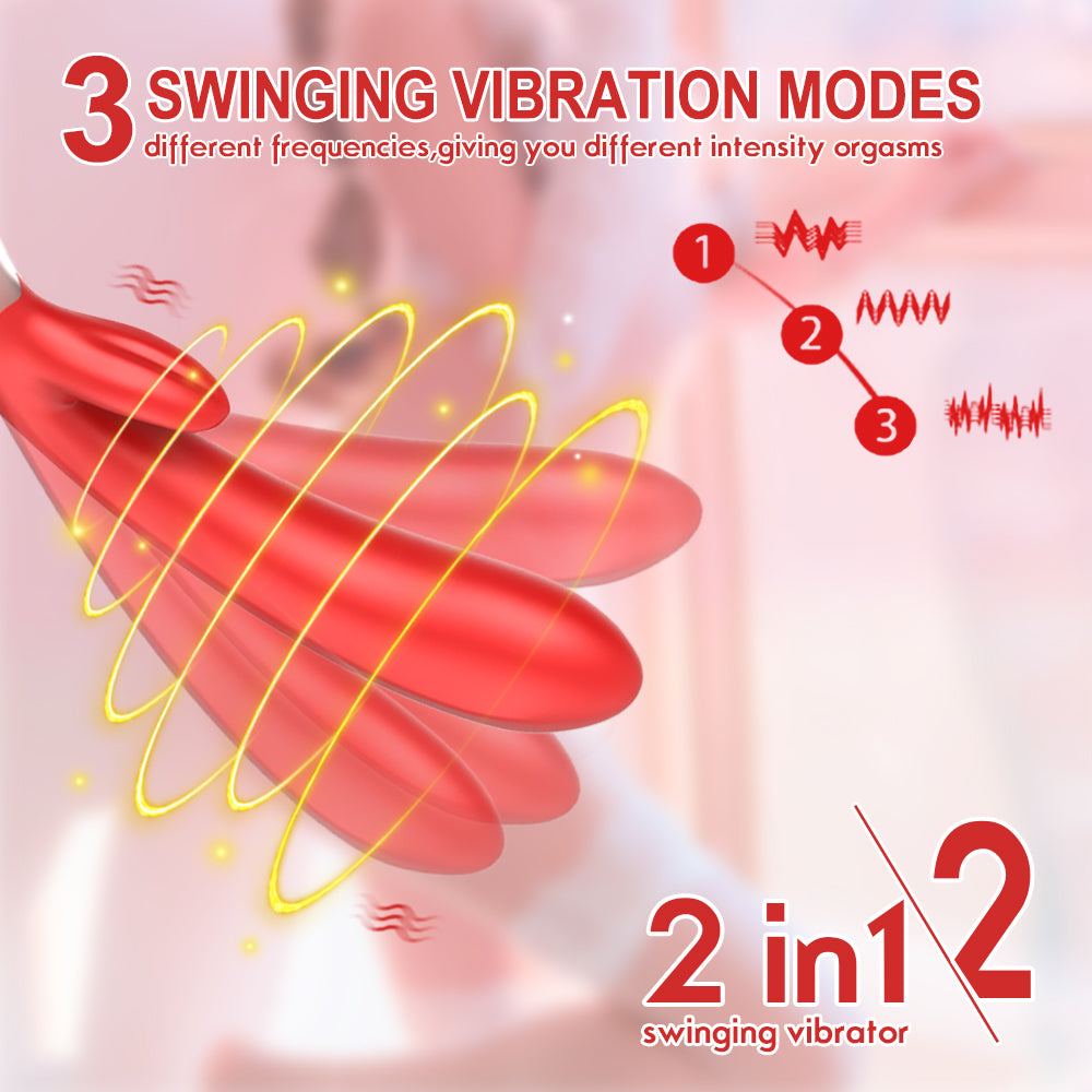 Loviss Lena Vibrator Doppelkopf Rabbit Rose G-Punkt Klitorisstimulator