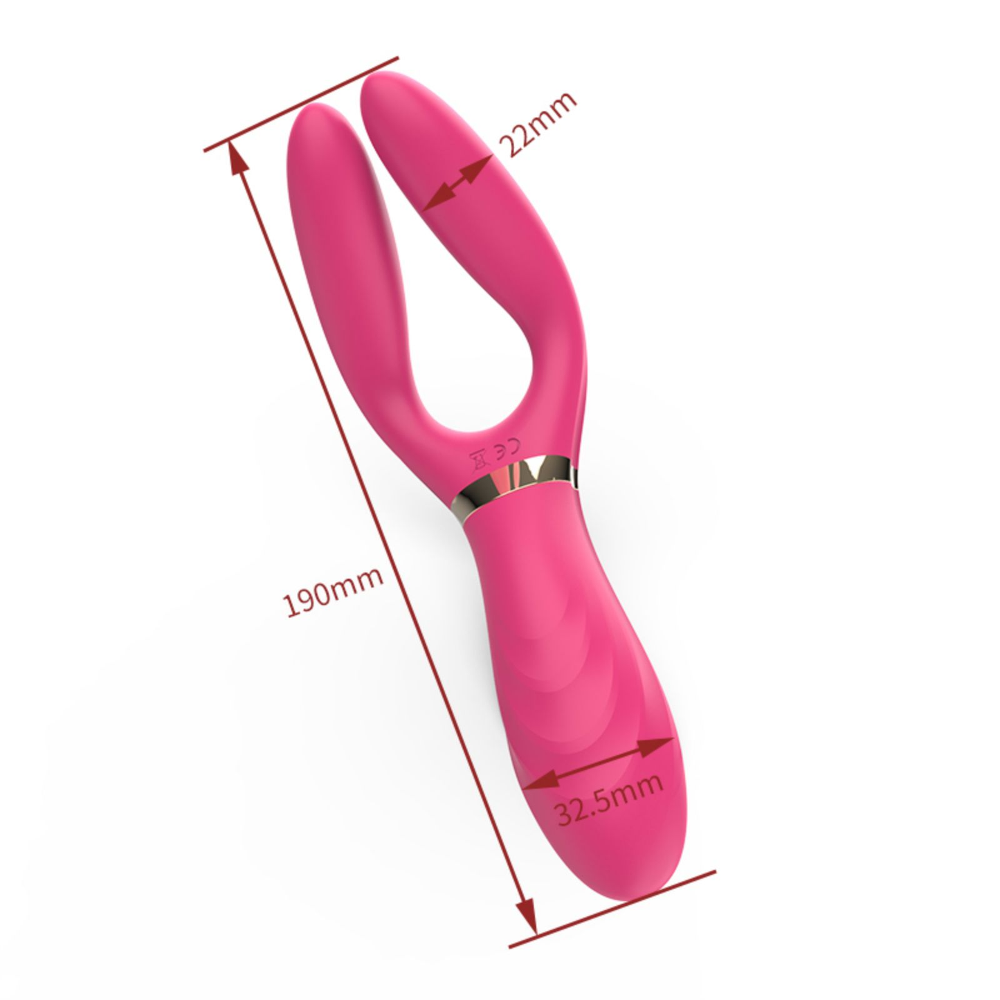 Triple Vibration Leistungsstarke Motoren G-Punkt-Vibrator