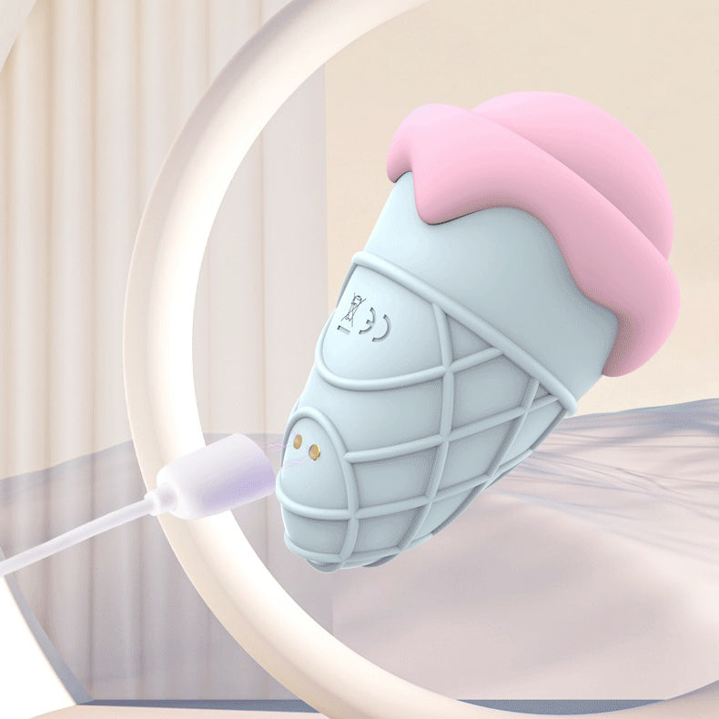 Juguete vibrador de succión de clítoris de helado, estimulador de clítoris, juguete con 10 modos de succión, 3 modos de intensidad, juguetes sexuales para adultos y juegos para mujeres, placer de pezón