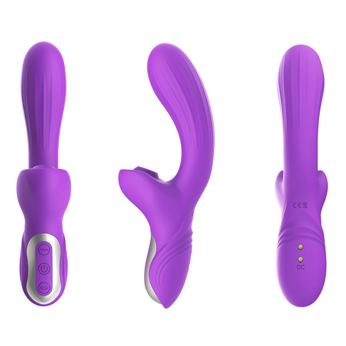 Potente vibrador de conejo de succión de clítoris