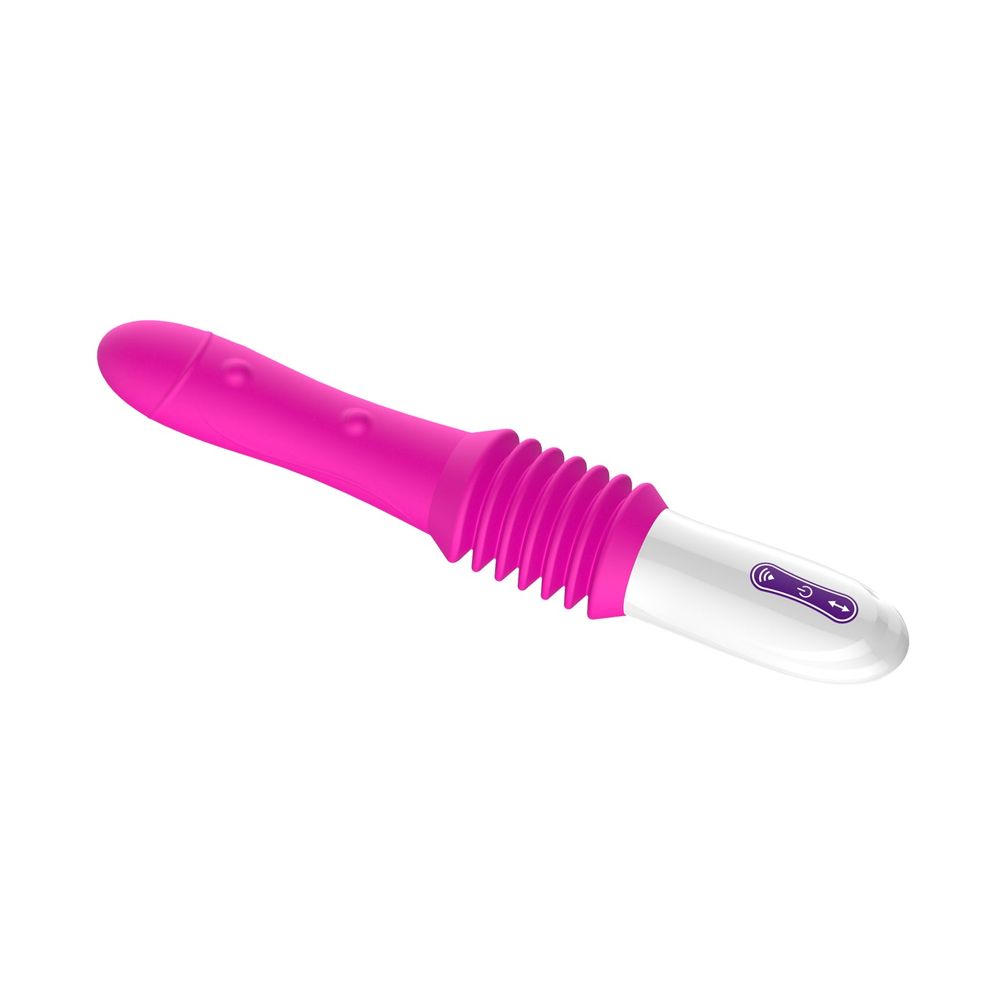 Automáticamente Mujeres G-spot Vibrating Dildo Thrusting Vibrator Adult Sex Toy Masaje Wand