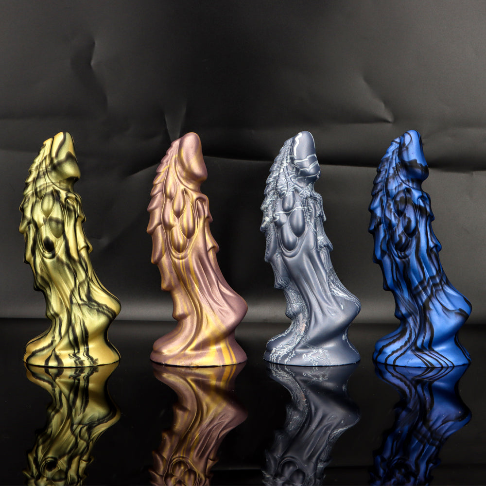 Loviss Silicone Dragon Dildo Alien Dong Multiple Colors with Suction Cup