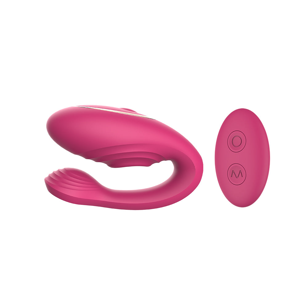 Aleteo U-shap Control remoto Pareja Vibrador Masajeador Juguete Sexual Estimulador