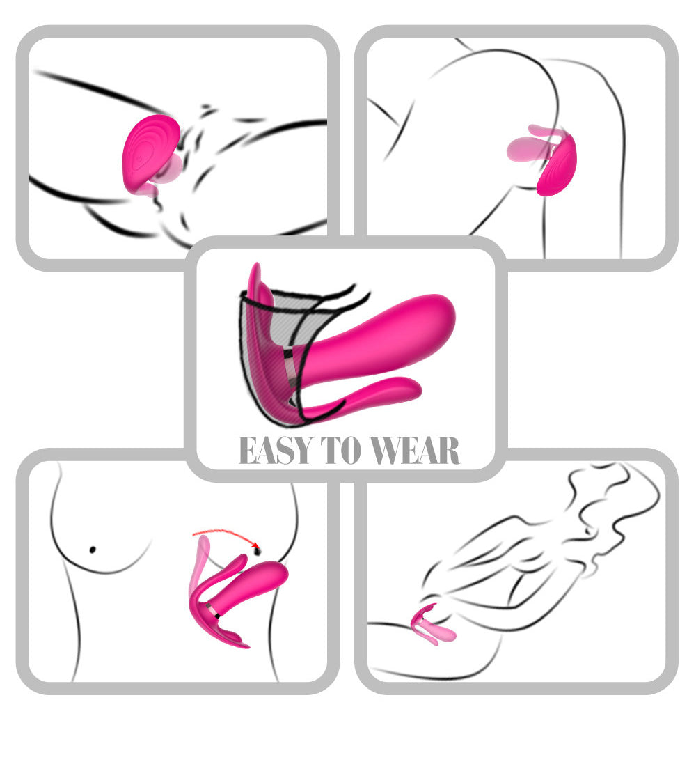 Masajeador Vibrador Panty Control Remoto Loviss Recargable Usb