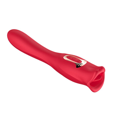 Loviss Tongue Big Bite Mouth 2.0 G-Punkt-Vibrator mit Mundbewegung