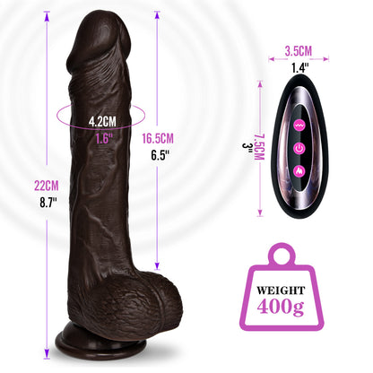 Empuje consolador vibrador juguetes sexuales para mujeres consoladores giratorios juguetes para adultos vibradores de Control remoto punto G juguetes anales mujer parejas sexuales