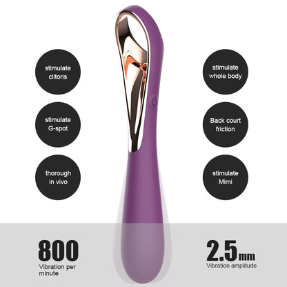 G Spot Vibrator Dildo with 10 Vibration Modes, Tuitionua Soft Silicone Powerful Vibrating Massagers for Clitoral Vagina and Anal Stimulation, Adult Sex Toys for Women or Men