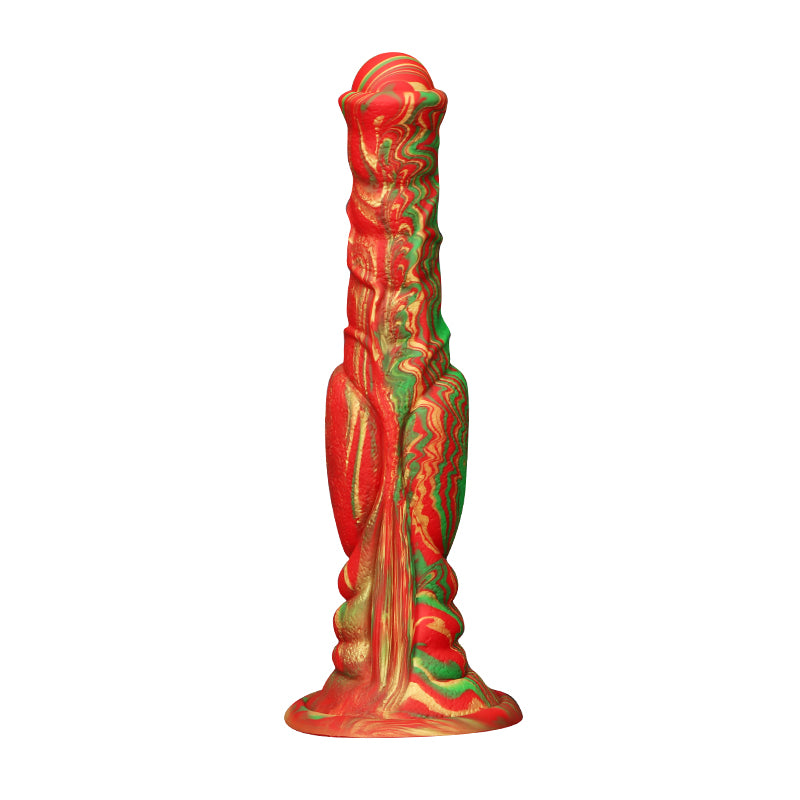 Loviss Silicone Horse Cock Dildo Alien Dong with Suction Cup 11.81 inches