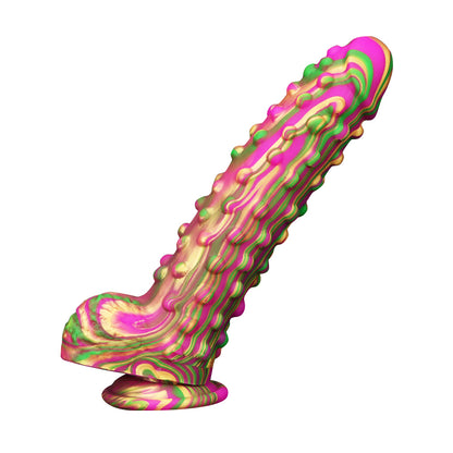 Loviss Silicone Corn Dildo Alien Dong with Suction Cup 8.85 inches