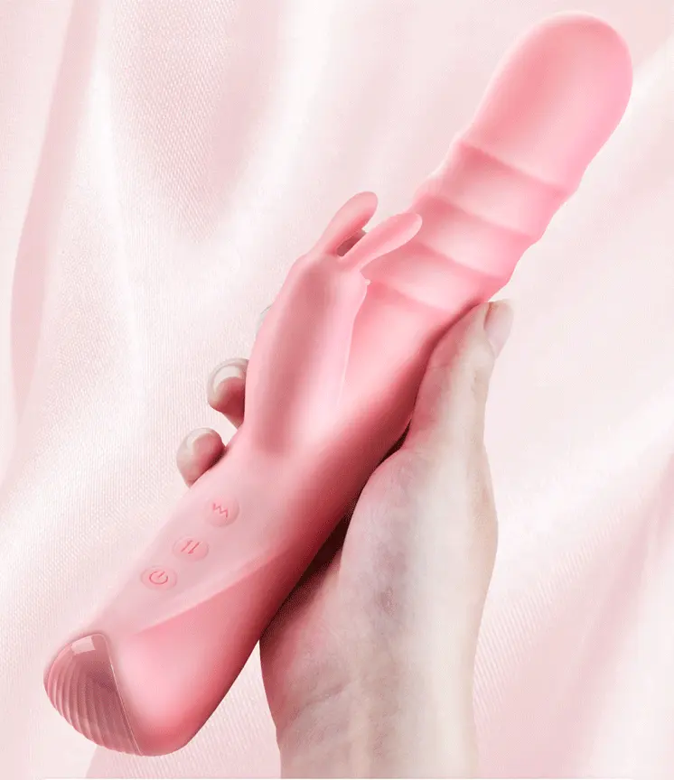 Loviss Liquid Silicone Thrusting Rechargeable Rabbit Vibrator