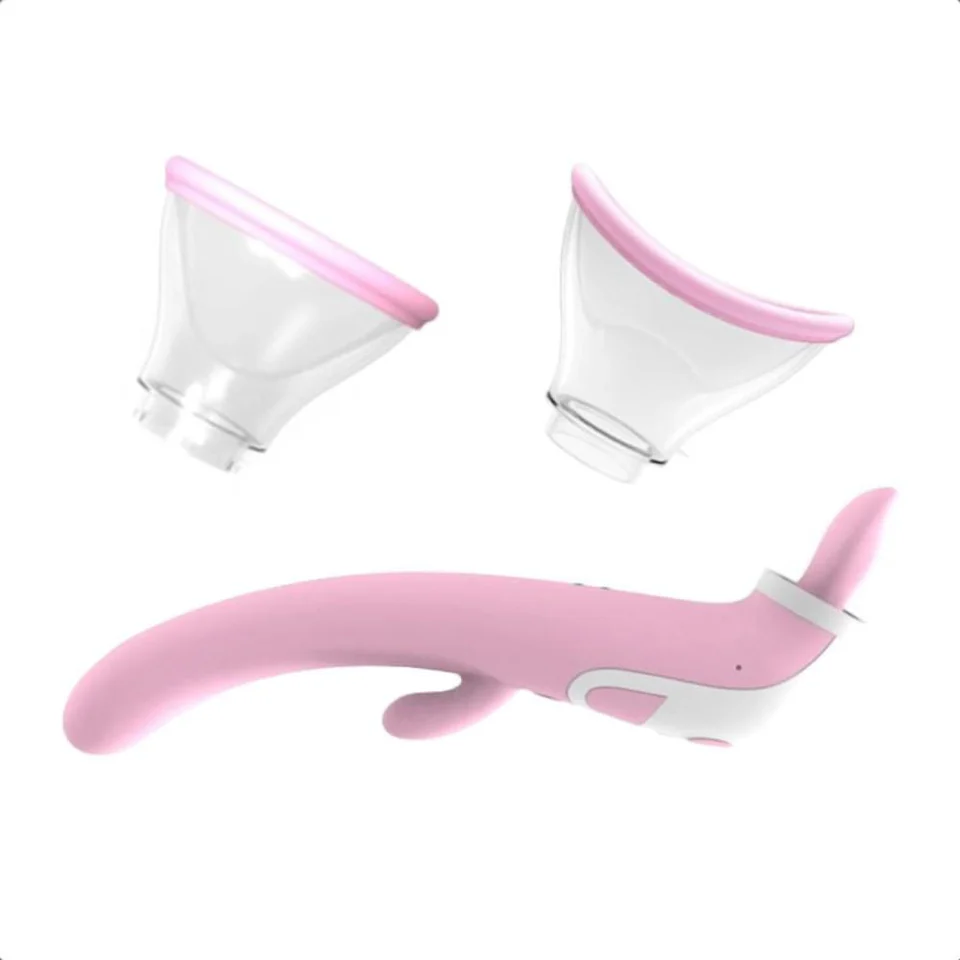 Jouets érotiques pour seins Loviss pour femmes Sensations Vibromasseur à succion de langue Stimulateur de mamelon