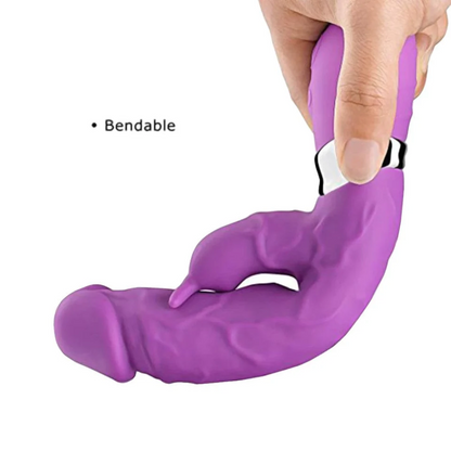 Loviss Veined BBC Dildo Large Rabbit Vibrator G-Spot Massager