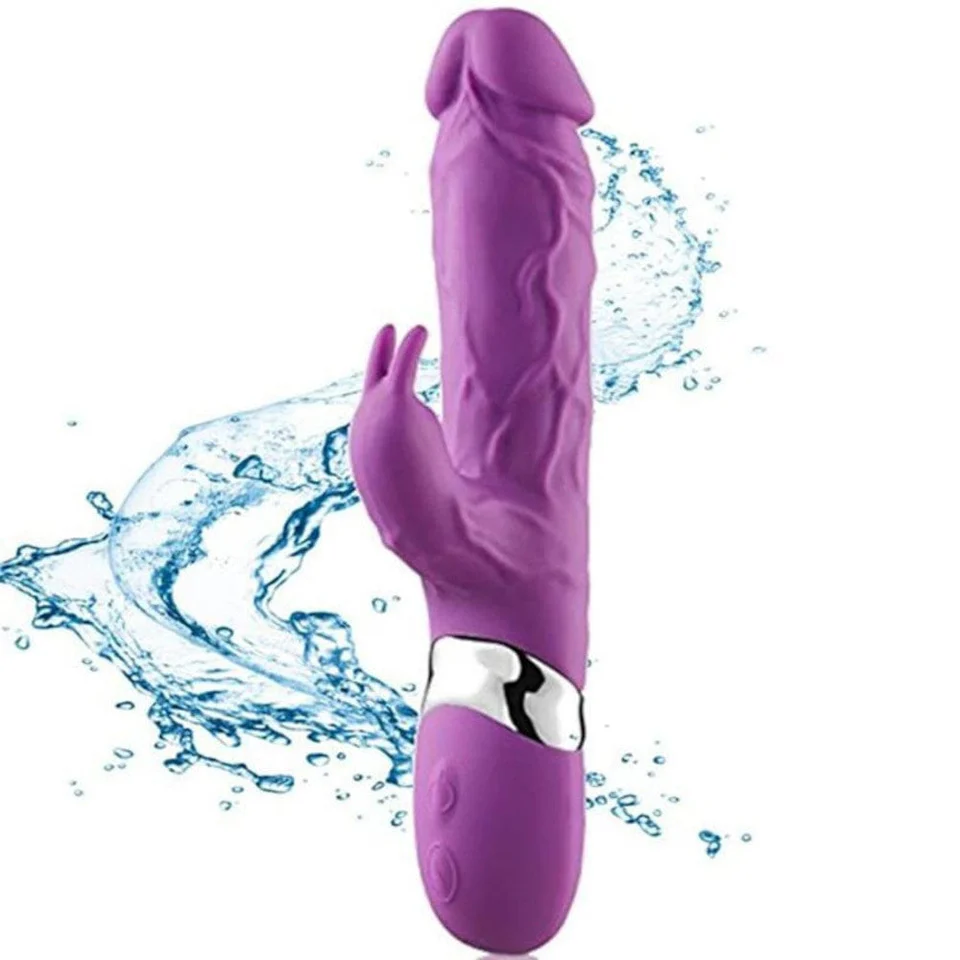 Loviss Veined BBC Dildo Large Rabbit Vibrator G-Spot Massager