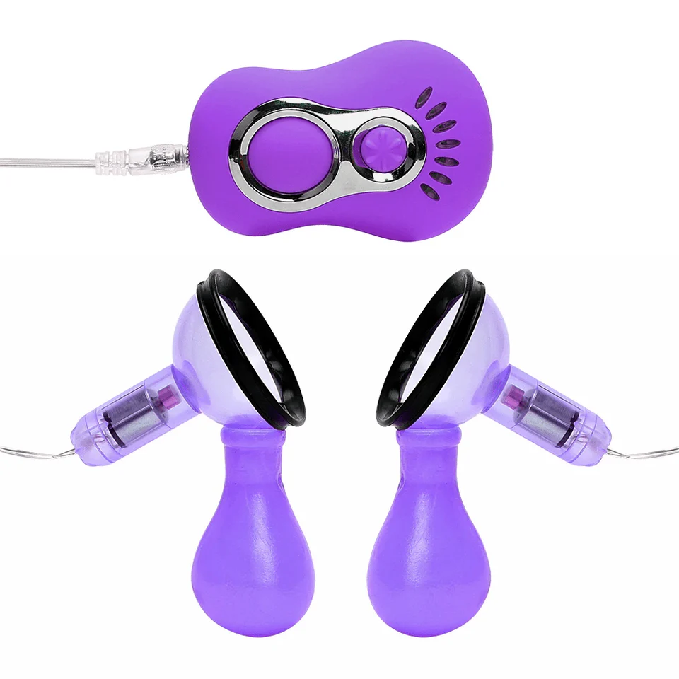 Loviss Vibrator Nipple Toys Remote Stimulator Suction Cup