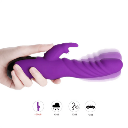 Loviss Wavy Ridges Dildo Powerful Rabbit G-Spot Vibrator