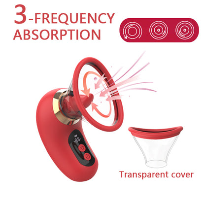Stimulateur clitoridien à léchage et aspiration de langue Loviss