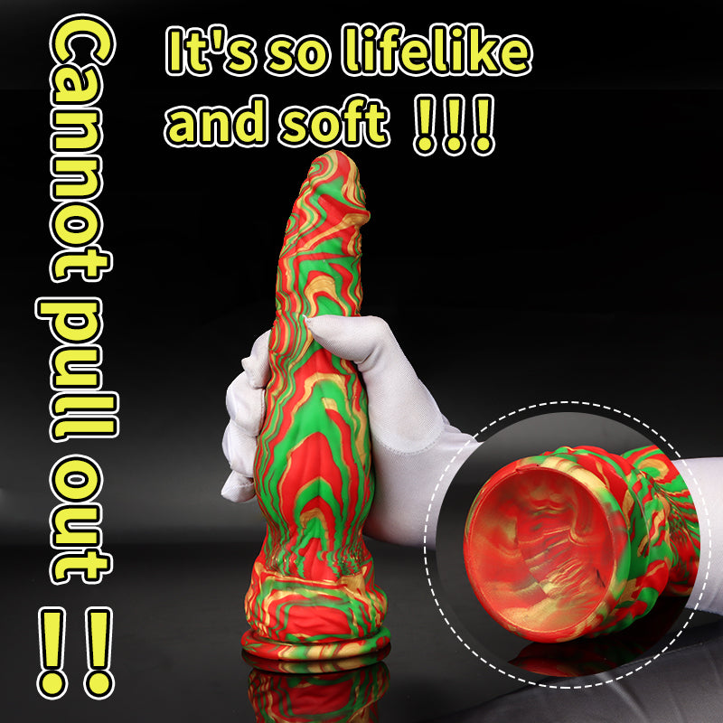 Loviss Silicone Alien Dildo Alien Dong with Suction Cup 10.23 inches