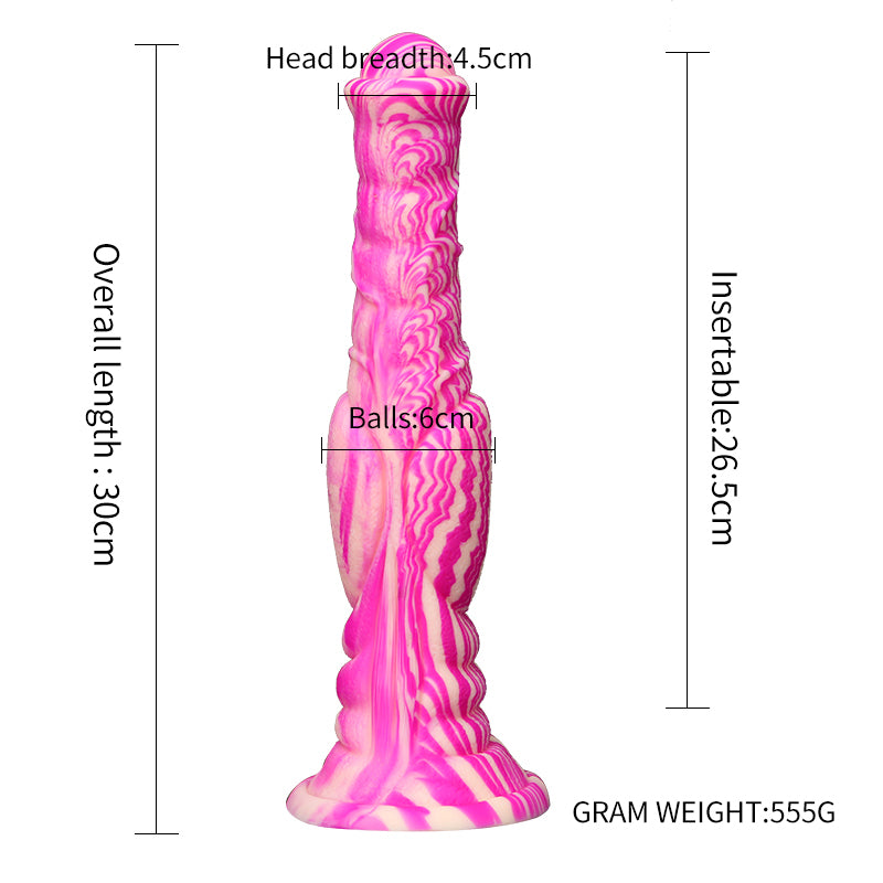 Loviss Silikon-Pferdeschwanz-Dildo Alien Dong mit Saugnapf 11,81 Zoll LOVISS Loviss Silikon-Pferdeschwanz-Dildo Alien Dong mit Saugnapf 11,81 Zoll LOVISS