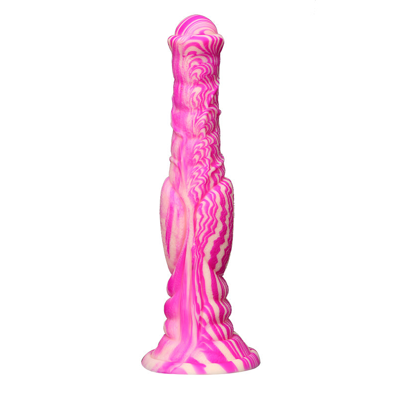 Loviss Silicone Horse Cock Dildo Alien Dong with Suction Cup 11.81 inches