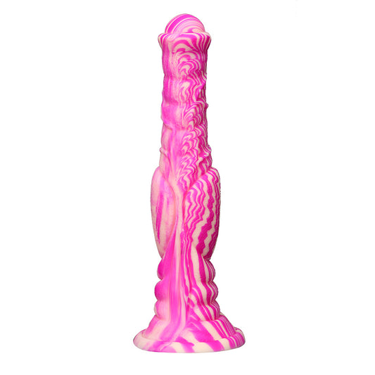 Loviss Silicone Horse Cock Dildo Alien Dong with Suction Cup 11.81 inches