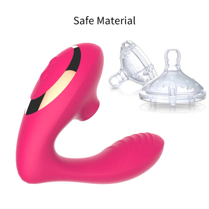 Suction Vibrator G-spot Massger Sex Toy Clitoral Stimulator