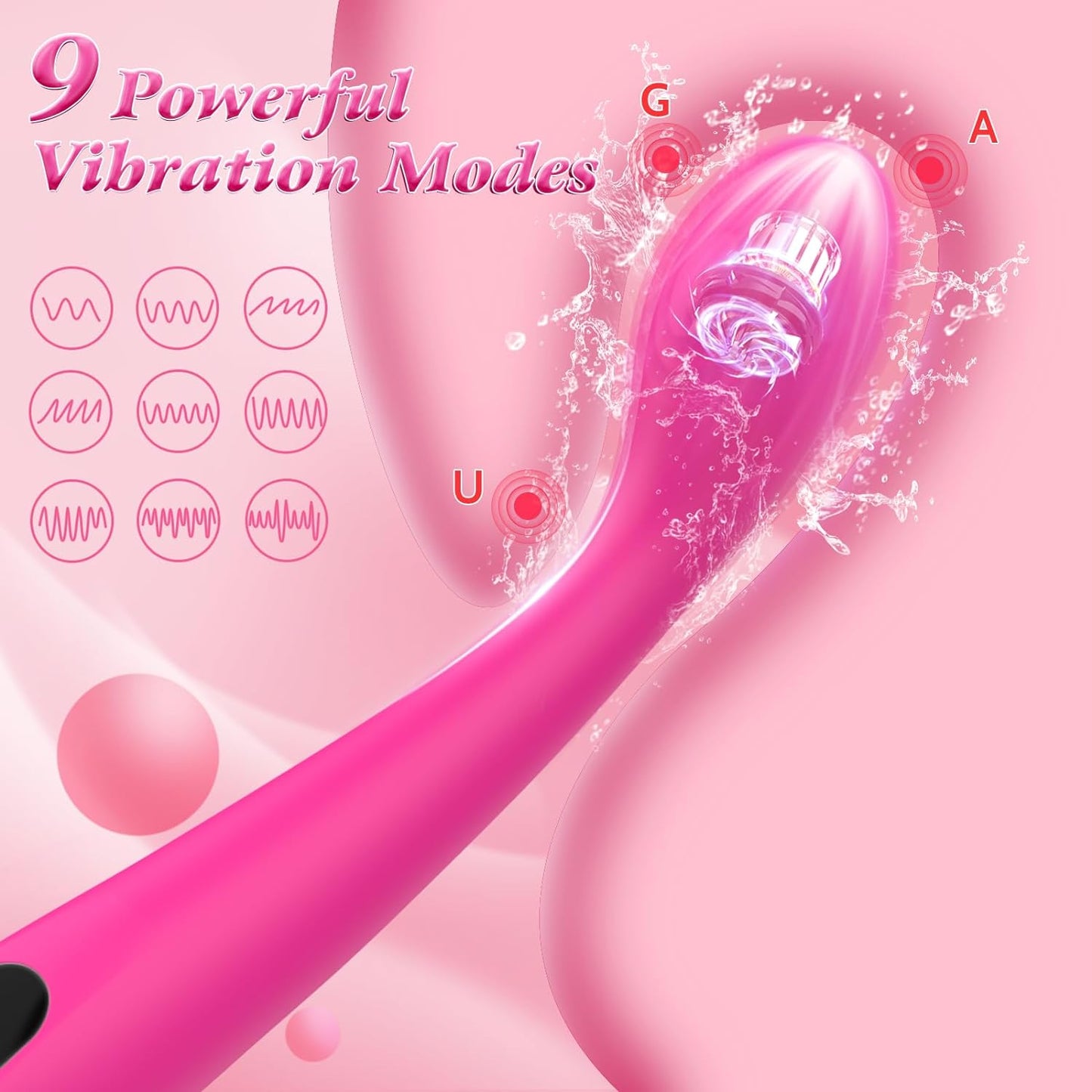 Loviss G-Punkt-Vibrator mit LCD-Display 